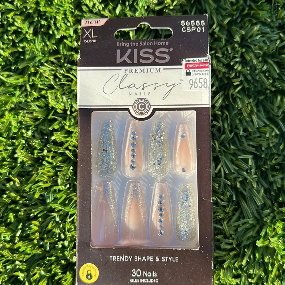 Kiss Nails Bundle, Kiss Premium Classy Nails XL, Kiss Jelly Fantasy size L